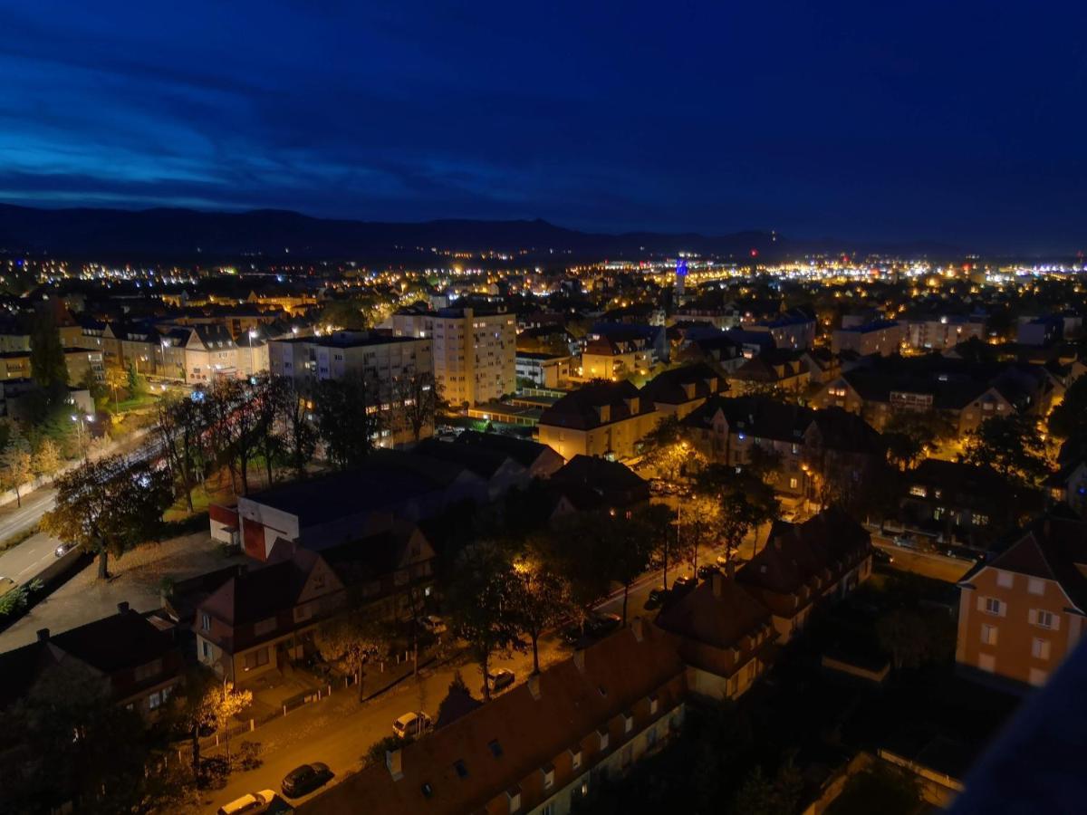 Bel Appartement Avec Vue Splendide Sur Toute La Ville De Colmar - Parking Gratuit Exteriör bild