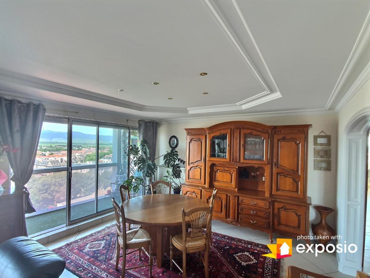 Bel Appartement Avec Vue Splendide Sur Toute La Ville De Colmar - Parking Gratuit Exteriör bild