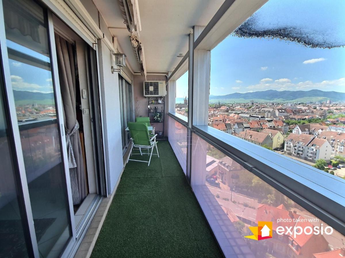 Bel Appartement Avec Vue Splendide Sur Toute La Ville De Colmar - Parking Gratuit Exteriör bild