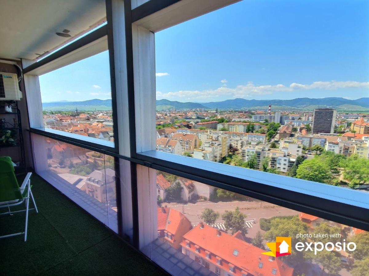Bel Appartement Avec Vue Splendide Sur Toute La Ville De Colmar - Parking Gratuit Exteriör bild